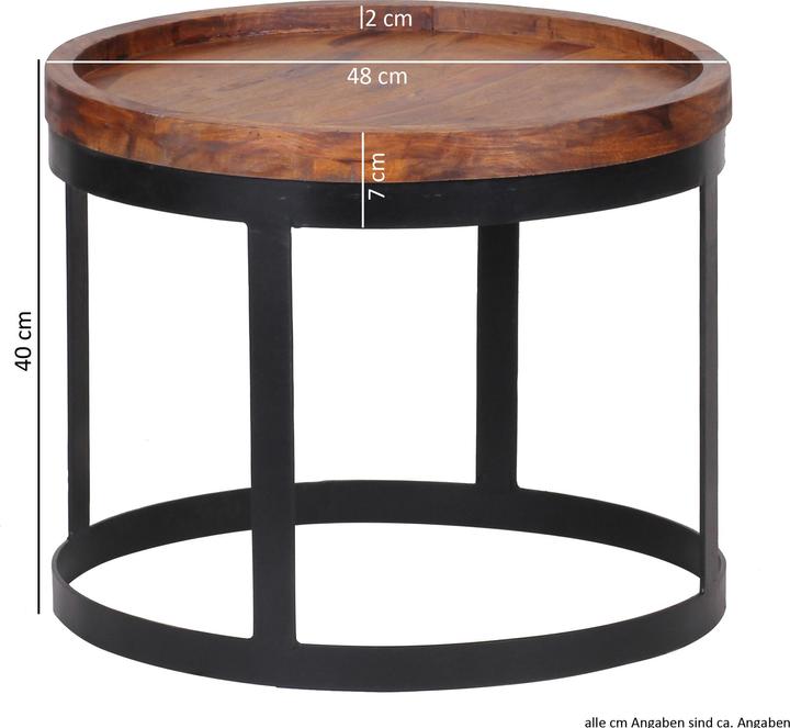 Actual product image Wohnling Akola (Ø 48 x 40 cm, Ø 53 x 45 cm)
