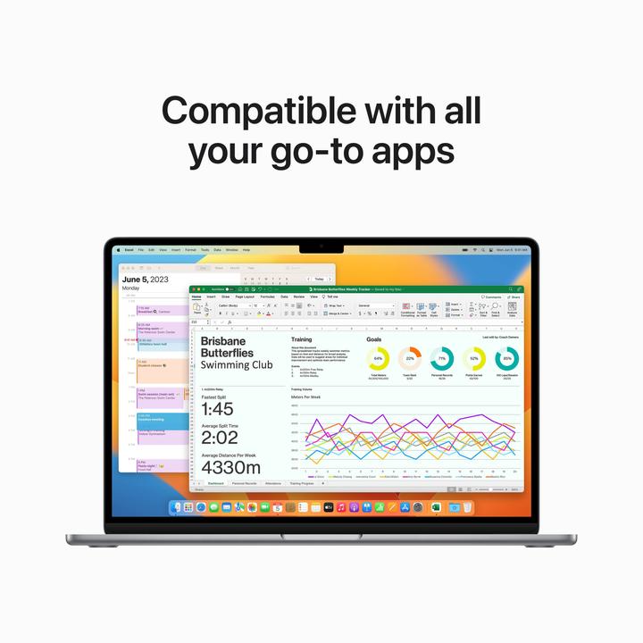 Produktbild Apple MacBook Air – 2023 (15", M2, 16 GB, 1000 GB, CH)