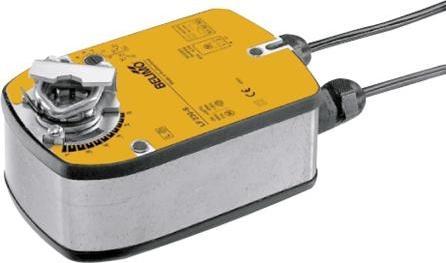 Actual product image Belimo Spjaeldmotor LF230, AC 230 V, on/off, 4 Nm med spring-return (NO/NC) og universal klembøsning.