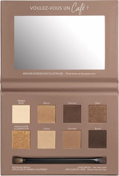 Image du produit Bourjois PALETTE YEUX #02-rue du café-chocolat édition nude (02 Chocolat Édition Nue)