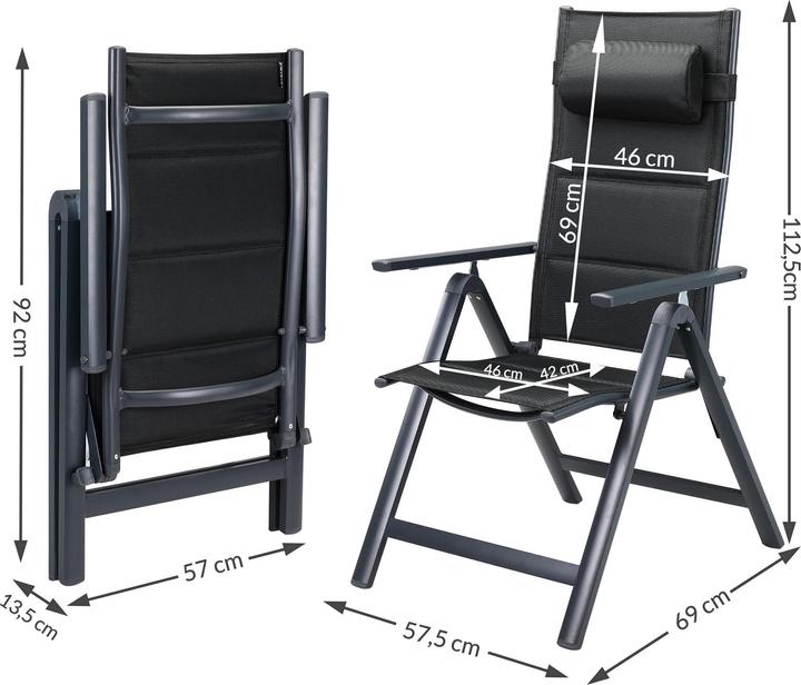 Actual product image Casaria Garden Chairs Set