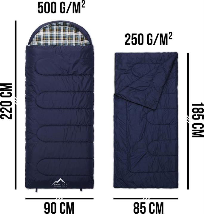 Produktbild Normani Outdoor-Schlafsack Extrem 4-In-1 Antarctica (220 cm)