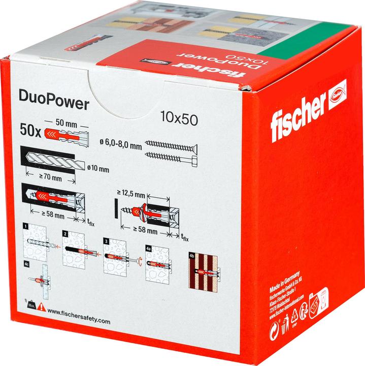 Image du produit Fischer DuoPower (50 pcs)