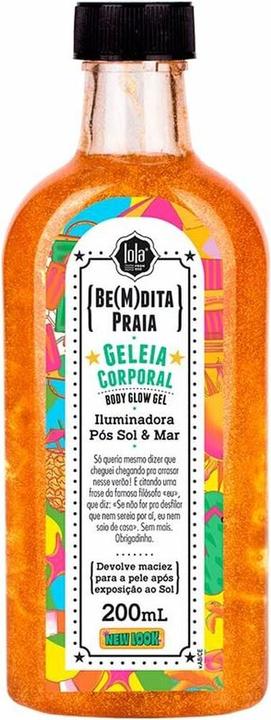 Actual product image Room05 Lola Linha Be(M) Dita Praia Geleia Corporal Iluminadora Pos Sol e Mar 200 Ml Be(M) Dita Beach Collec (200 ml, After Sun Gel)