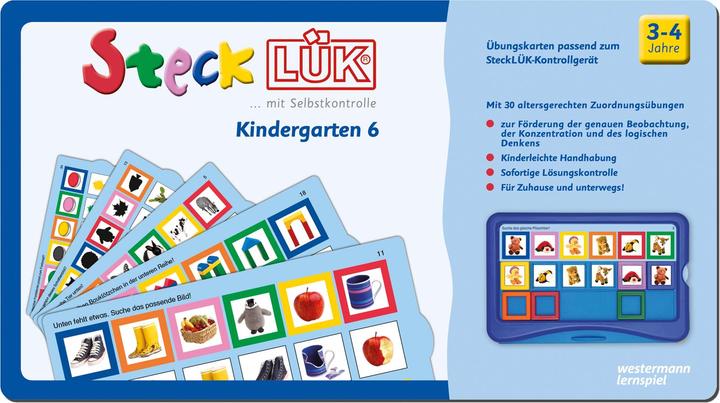 Produktbild SteckLÜK Kartensatz Kindergarten 6 (2018)
