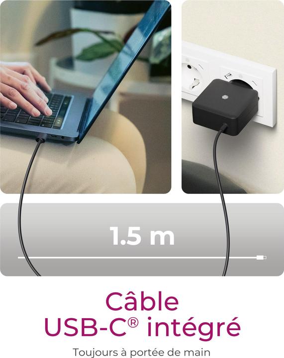 Actual product image Icy Box IB-PS111-PD (65 W)