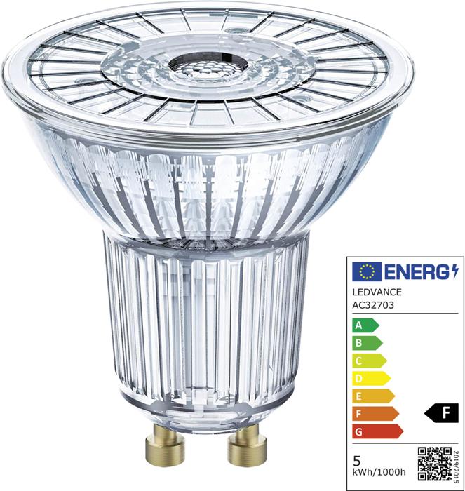 Image du produit Osram Led Base Par16 (GU10, 4.30 W, 350 lm, 3 x, F)