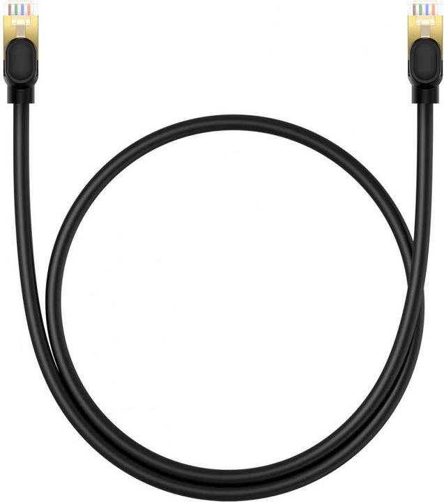 Produktbild Baseus Network cable cat.8 Ethernet RJ45, 40Gbps, 0.5m (black) (CAT8.1, 0.50 m)