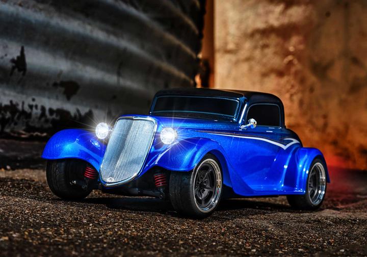 Produktbild Traxxas Factory Five Hot Rod 33 Coupe 1/9 4Tec 3.0 Tourenwagen Elektro Brushed RTR Blau (RTR Ready-to-Run)