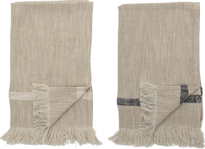 Produktbild Bloomingville Jacen Kitchen Towel, Nature, Cotton (70 x 45 cm)