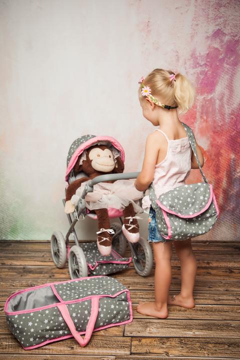 Produktbild Knorrtoys Puppenwagen Ruby - Star grey