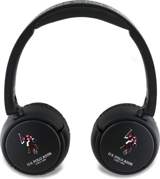Actual product image U.S. Polo US Polo Bluetooth Headphones USHPV6PUNK Black/Black DH Colour Logo (30 h, Wireless)