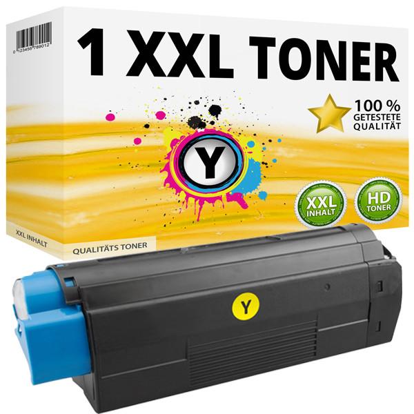 Produktbild Druckfuxx 1x XXL TONER Yellow für OKI Data C5250 C5250 DN C5450 N C5510 MFP C554