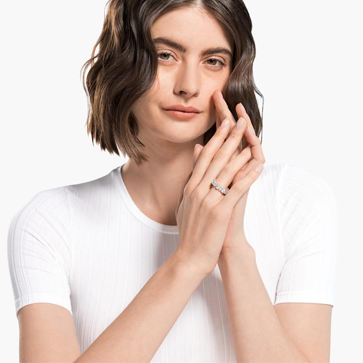 Immagine prodotto Swarovski Vittore Pear Ring Rosé 52 (52)