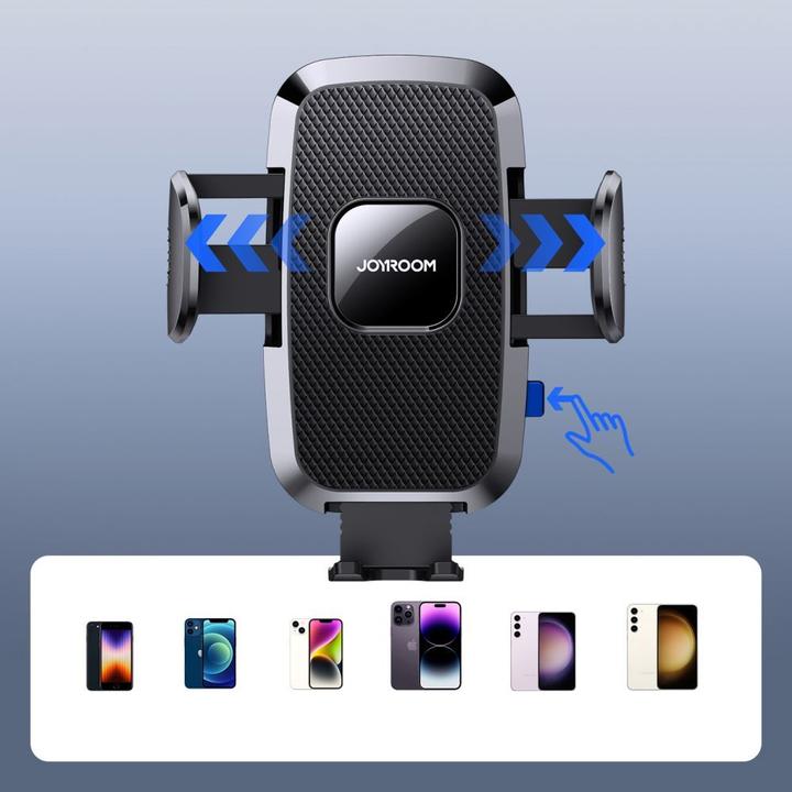 Immagine prodotto Joyroom Supporto per dispositivo mobile a 360° con ventosa per parabrezza e dashboard - Nero