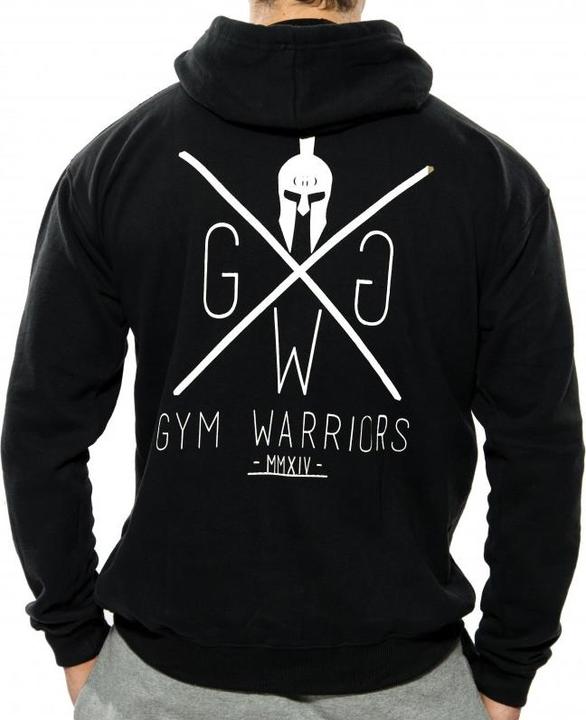Immagine prodotto Gym Generation Felpa con cappuccio Gym Warriors Zip Nero (L)