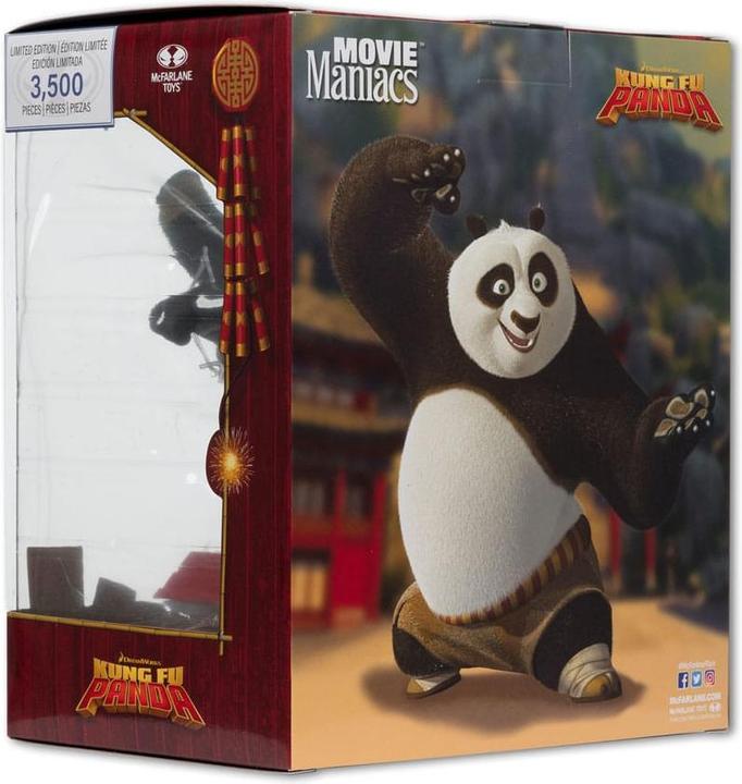 Produktbild McFarlane Kung Fu Panda Movie Maniacs PVC Statue Po 17 cm