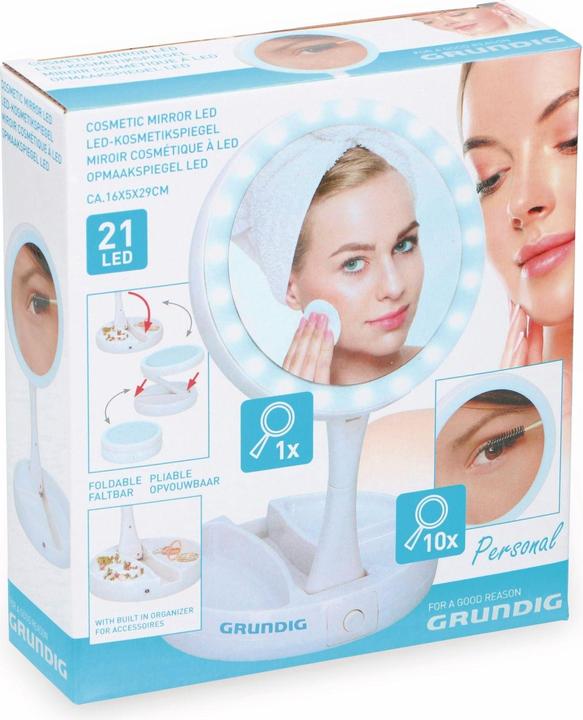 Produktbild Grundig LED-Kosmetikspiegelleuchte klappbar