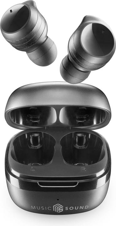 Produktbild Cellularline Music Sound Flow Kabelloses In-Ear-Headset Musik und Bluetooth-Anrufe Schwarz (keine Geräuschunterdrückung, 25 h, Kabellos)