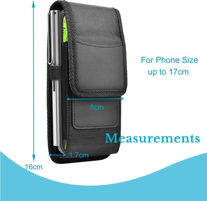Produktbild Cadorabo Universale Schutzhülle für Samsung Galaxy MEGA 6.3 Tasche mit Gürtelclip (Samsung Galaxy Mega 6.3)