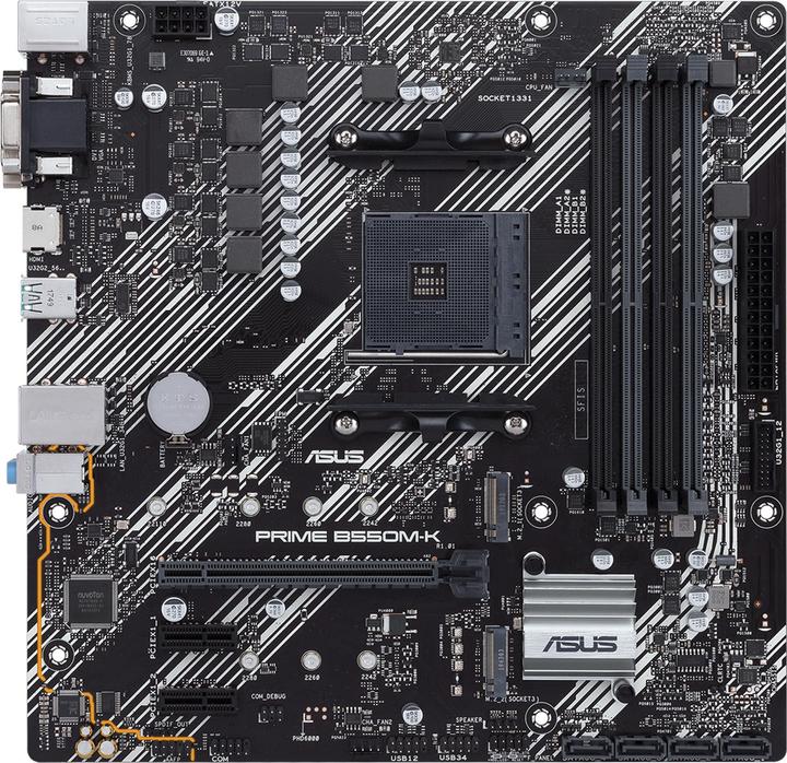 Image du produit ASUS PRIME B550M-K (AM4, AMD B550, mATX)