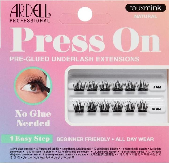 Actual product image Ardell Press On Faux Mink Natural 12 Stk (Artificial eyelashes)