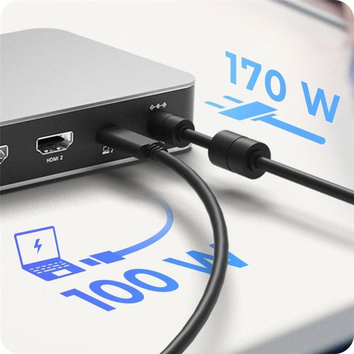 Actual product image Icy Box IB-DK2880-C41 (USB-C, 11 Ports)