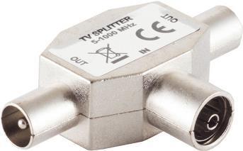 Produktbild Shiverpeaks S/CONN maximum connectivity T-Verteiler, 2x Stecker und 1x Kupplung (75 dB, Antennenkabel)