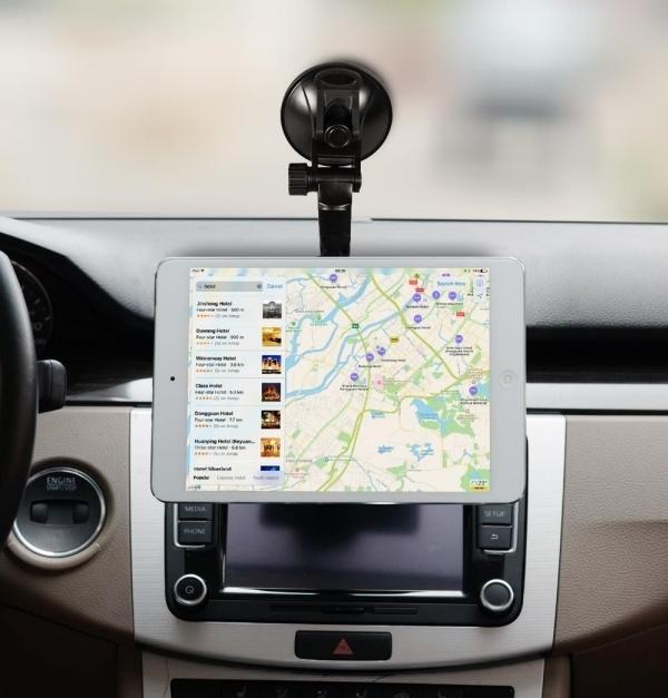 Actual product image Maclean Universal Car Magnetic Holder Mobile Tablet Smartphone for 10-inch 360° Rotary