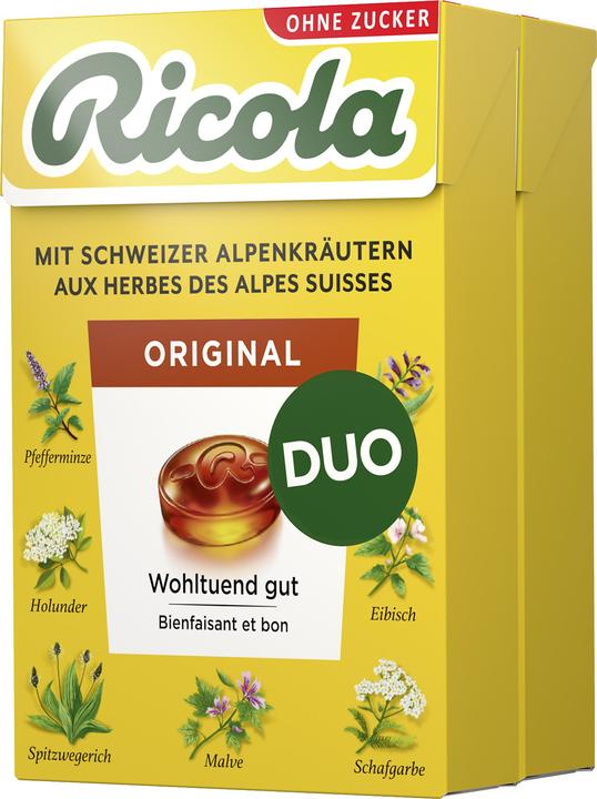 Produktbild Ricola Kräuter Kräuterbonbons ohne Zucker Box Pastillen