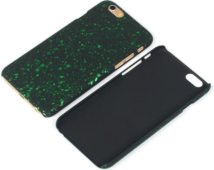 Produktbild König Design Handy Hülle Schutz Case Bumper Schale für Apple iPhone 6 Plus 3D Sterne Grün Neu (Apple iPhone 6 Plus)