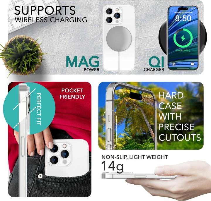 Actual product image Nalia Extremely Thin 0.3mm Matt Hardcase (Apple iPhone 14 Pro)