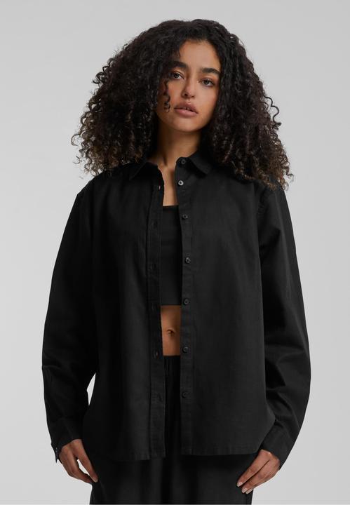 Actual product image Urban Classics Ladies Linen Mixed Oversized Shirt - 165597 (3XL)