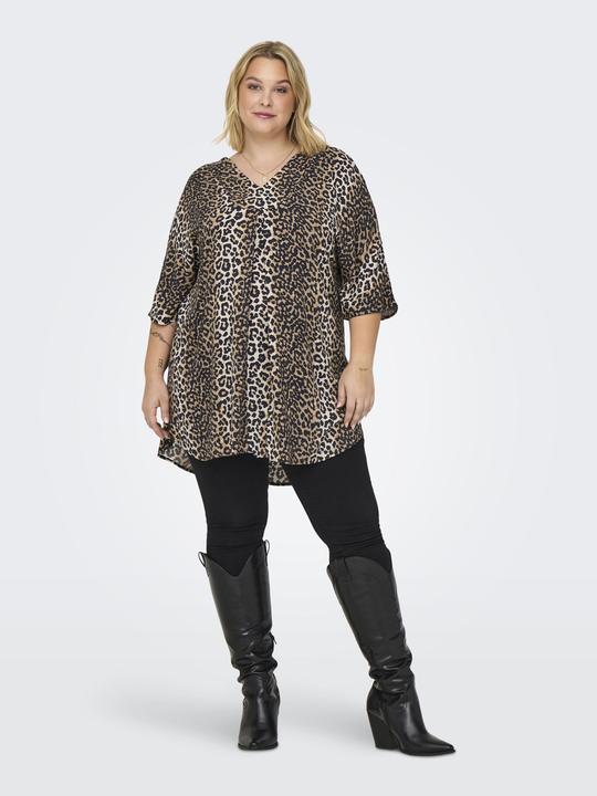 Immagine prodotto Only CARNOVA Kurzes Kleid Tunika mit halber Knopfleiste (46)