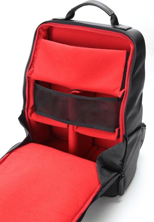 Actual product image Artisan & Artist RR4-06C Leather Panel Backpack
