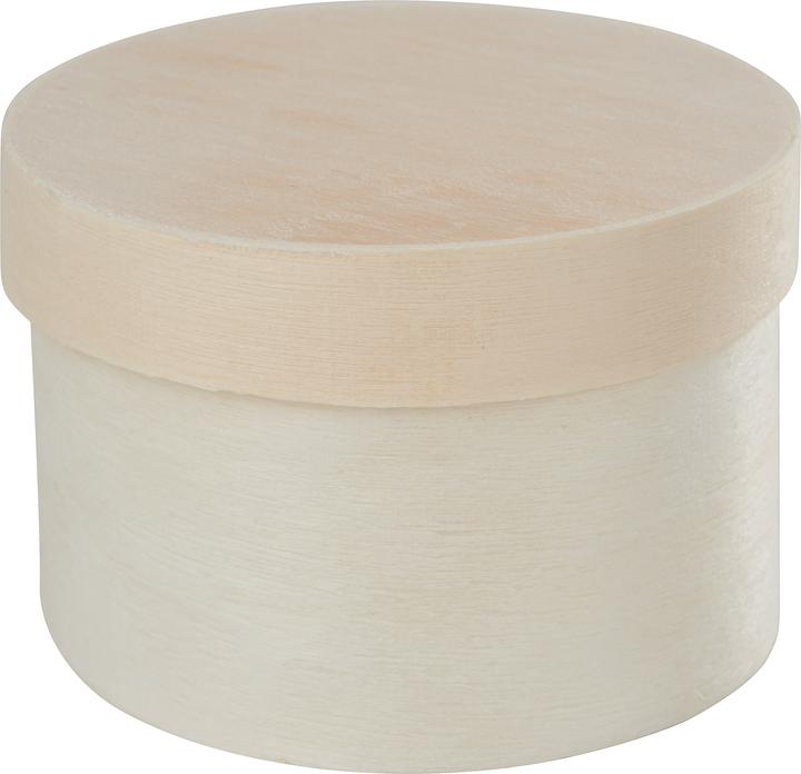 Image du produit VBS Boîte en copeaux "ronde", Ø 6 cm, H 4 cm (Ø 6 x 4 cm)