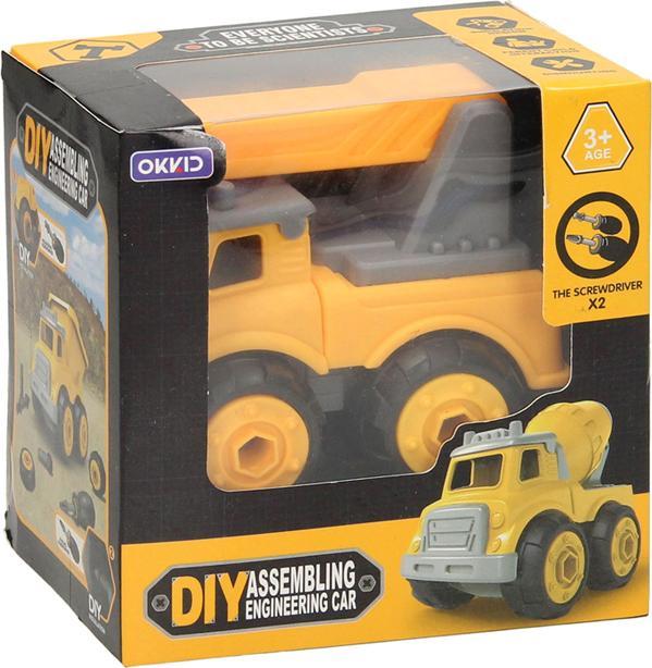 Image du produit Roulotte de chantier avec roues à visser - Jaune