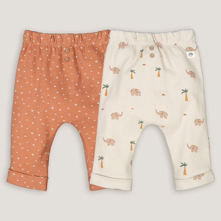 Produktbild La Redoute Collections 2er-Pack bedruckte Pluderhosen (60, 62)