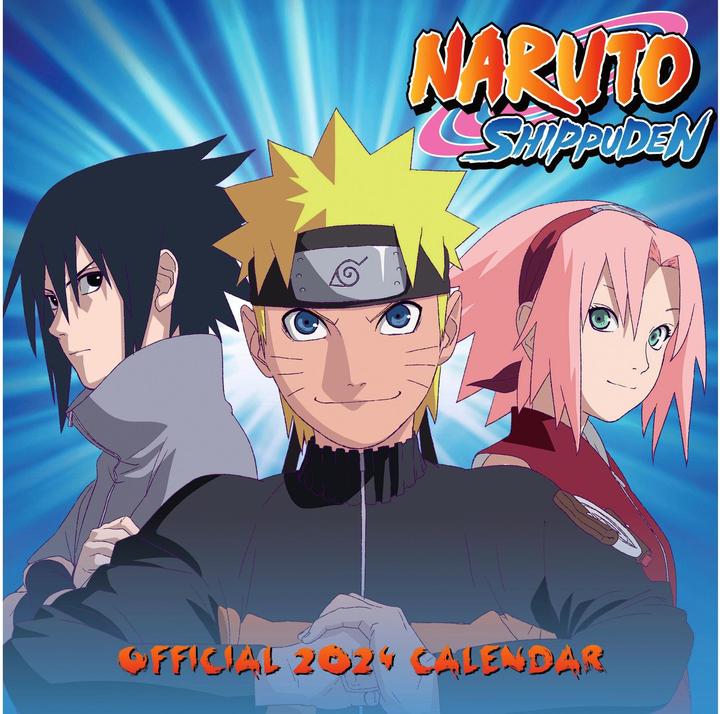 Produktbild Naruto Broschurkalender 2024. Terminkalender mit Platz für Notizen und tollen Bildern aus der (30.5 x 30.5 cm, Deutsch)