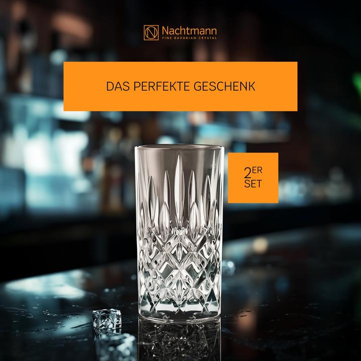 Produktbild Nachtmann Noblesse Longdrink Taupe Set 2tlg (0.40 l, 2 x)