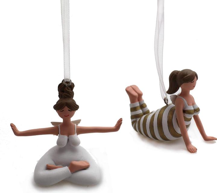 Produktbild Gall&Zick 2-teiliges Yoga Engel Christbaumschmuck-Set (2 -teilig)