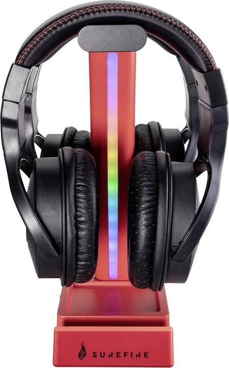 Produktbild Verbatim Vinson N1 Headset Stand Red Dual Balance Gaming Headset RGB