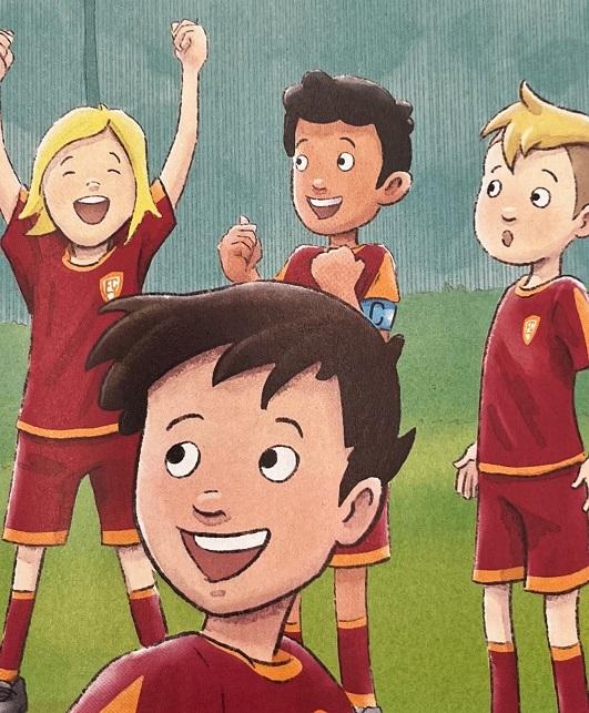 Produktbild Elf Fussball-Freunde halten zusammen (Deutsch, Christian Loeffelbein, Betty van Bonn, 2024)