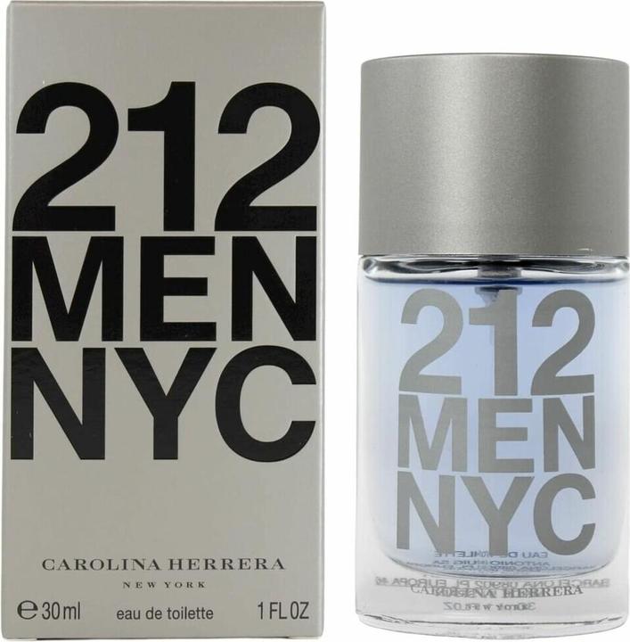Actual product image Carolina Herrera 212 by Eau de Toilette Spray (Neue Verpackung) 30 ml (Eau de toilette, 30 ml)