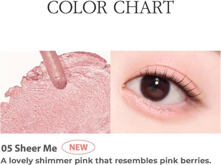 Actual product image Clio Twinkle Pop Glittering Eye Stick (05 Sheer Me)