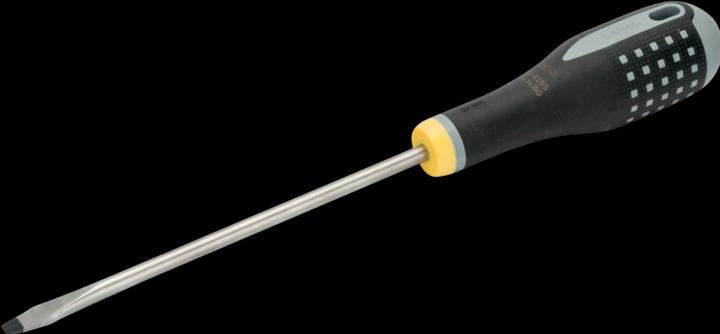 Actual product image Bahco ERGO screwdriver for slotted screws with 3-component handle, 1.2 mm × 6.5 mm × 150 mm (Slotted screws)
