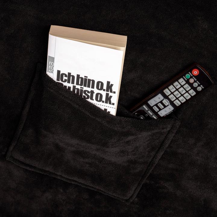 Produktbild tectake 2x Kuscheldecke mit Ärmeln (200 x 170 cm)