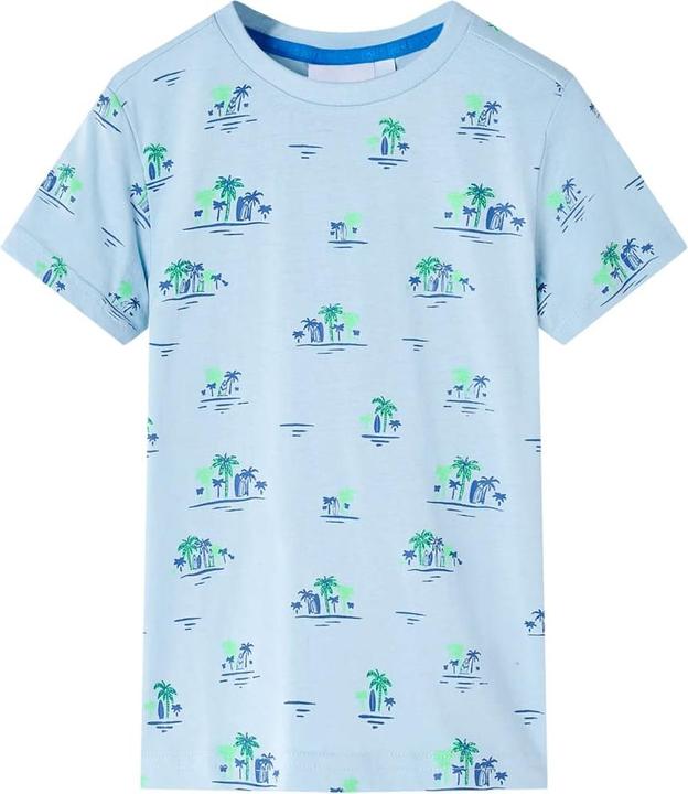 Immagine prodotto VidaXL Maglietta da bambino azzurro 92,Materiale: 100 % cotone,Colore (92)