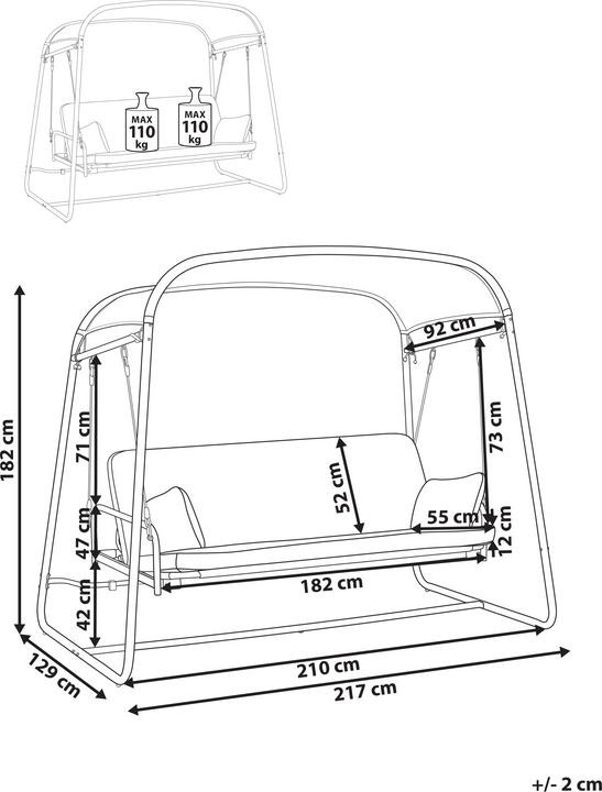 Actual product image Beliani Marsciano