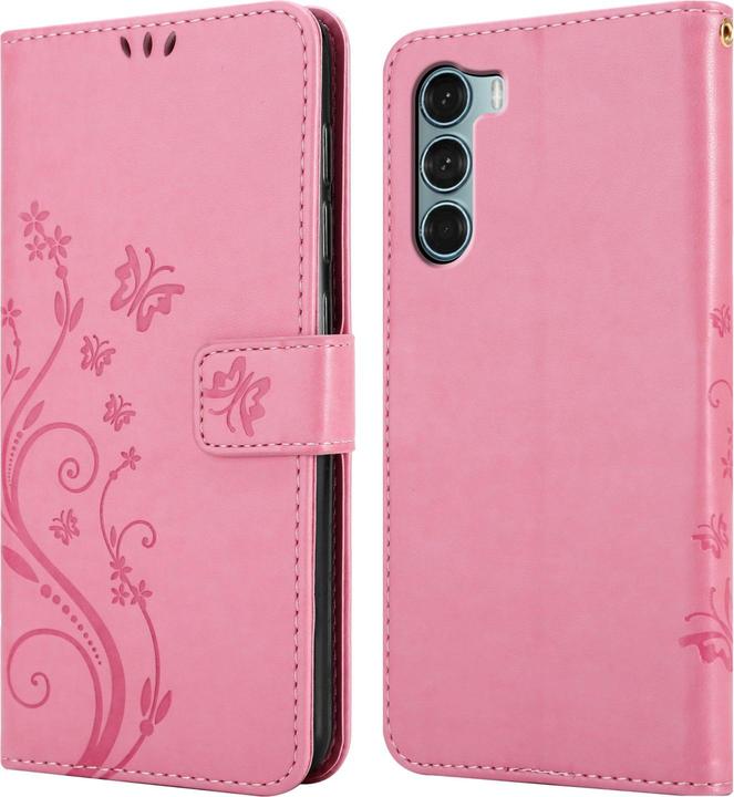 Image du produit Cadorabo Housse Flower Book (Motorola Moto G200 5G)